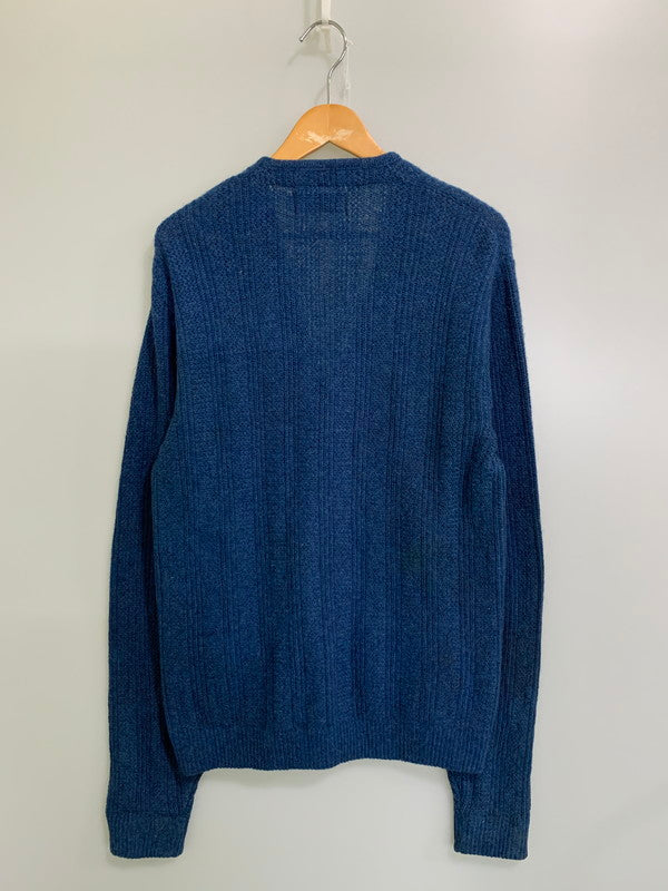 【中古品】【メンズ】 PURITAN SPORTSWERE ピューリタン スポーツウェア WOOL ACRYLIC CARDIGAN アクリル痕 ウールカーディガン トップス 146-250910-kk-10-min サイズ：M カラー：ブルー 万代Net店