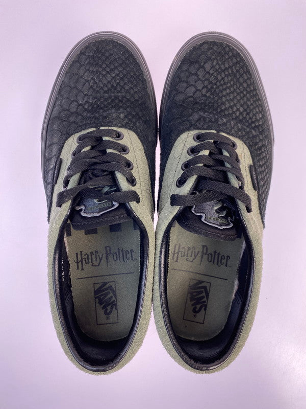 【中古品】【メンズ】 VANS バンズ HARRY POTTER ハリー・ポッター 別注 コラボ ERA スリザリン SLYTHERIN VN0A4BV4VXQ エラ スニーカー 靴 162-250909-kk-40-min カラー：GREEN&BLACK 万代Net店