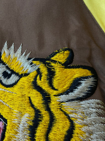 【現状渡し品】【メンズ】 TAILOR東洋 TT12210 JAPAN MAP×TIGER REVERSIBLE SOUVENIR JACKET スカジャン アウター 145-250911-AS-4-min サイズ：S カラー：ブラウン/ネイビー 万代Net店