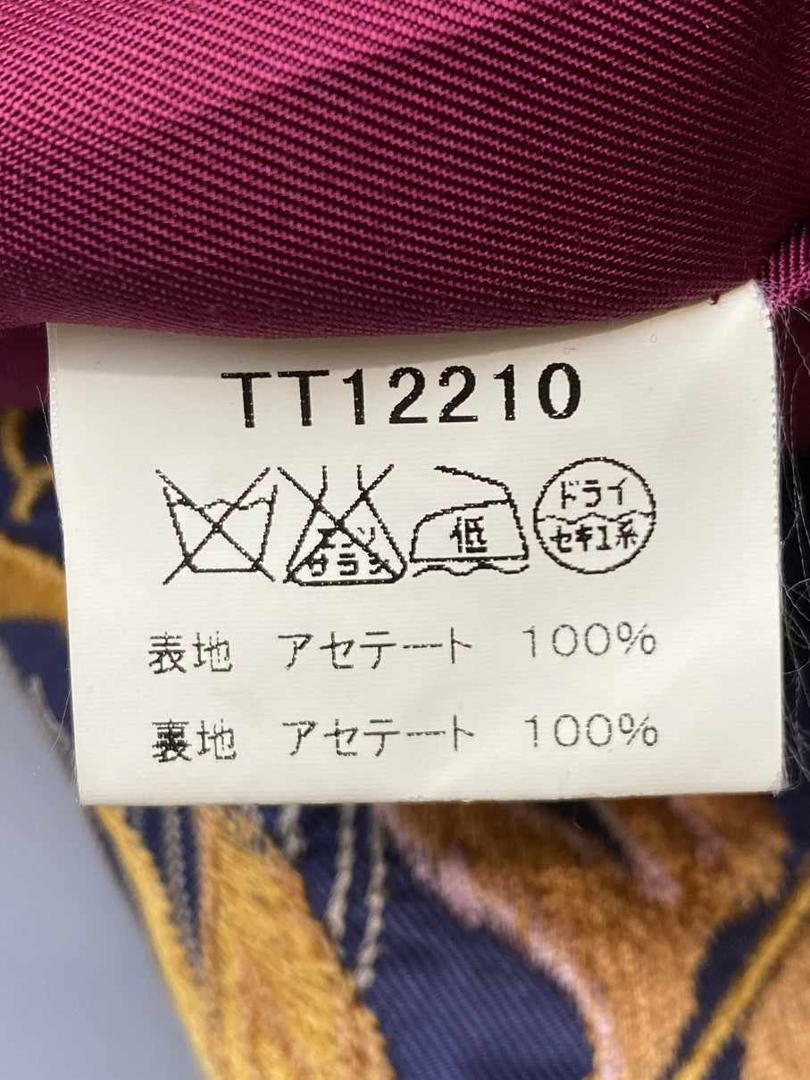 【現状渡し品】【メンズ】 TAILOR東洋 TT12210 JAPAN MAP×TIGER REVERSIBLE SOUVENIR JACKET スカジャン アウター 145-250911-AS-4-min サイズ：S カラー：ブラウン/ネイビー 万代Net店