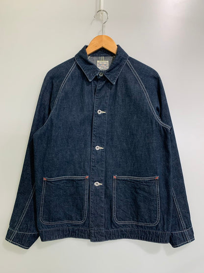 【中古美品】【メンズ】 JOE MCCOY'S ジョーマッコイ 8HOUR UNION WW2 DENIM CHORE COAT デニムチョアコート アウター 145-250911-AS-34-min サイズ：36 カラー：インディゴ 万代Net店