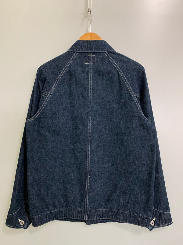 【中古美品】【メンズ】 JOE MCCOY'S ジョーマッコイ 8HOUR UNION WW2 DENIM CHORE COAT デニムチョアコート アウター 145-250911-AS-34-min サイズ：36 カラー：インディゴ 万代Net店