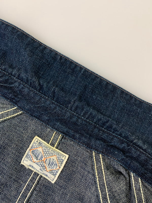 【中古美品】【メンズ】 JOE MCCOY'S ジョーマッコイ 8HOUR UNION WW2 DENIM CHORE COAT デニムチョアコート アウター 145-250911-AS-34-min サイズ：36 カラー：インディゴ 万代Net店