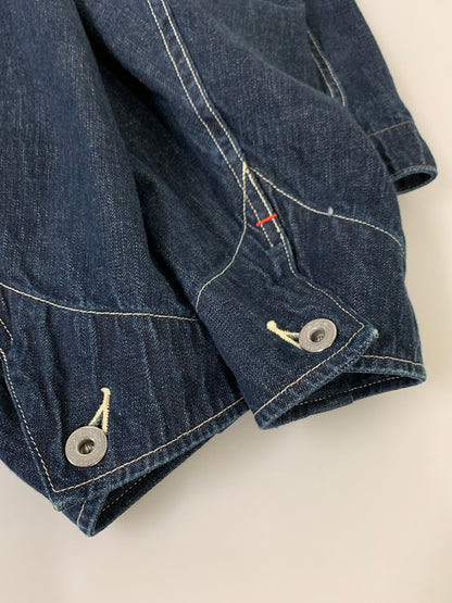 【中古美品】【メンズ】 JOE MCCOY'S ジョーマッコイ 8HOUR UNION WW2 DENIM CHORE COAT デニムチョアコート アウター 145-250911-AS-34-min サイズ：36 カラー：インディゴ 万代Net店