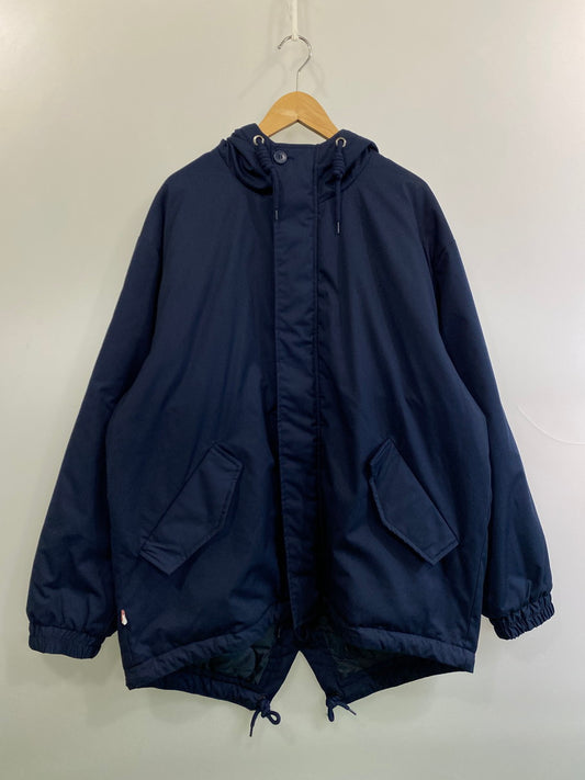 【中古品】【メンズ】 BLUCO ブルコ 22AW MOD'S COAT OL-075-022 モッズコート アウター 145-250925-kk-14-min サイズ：XL カラー：ネイビー 万代Net店