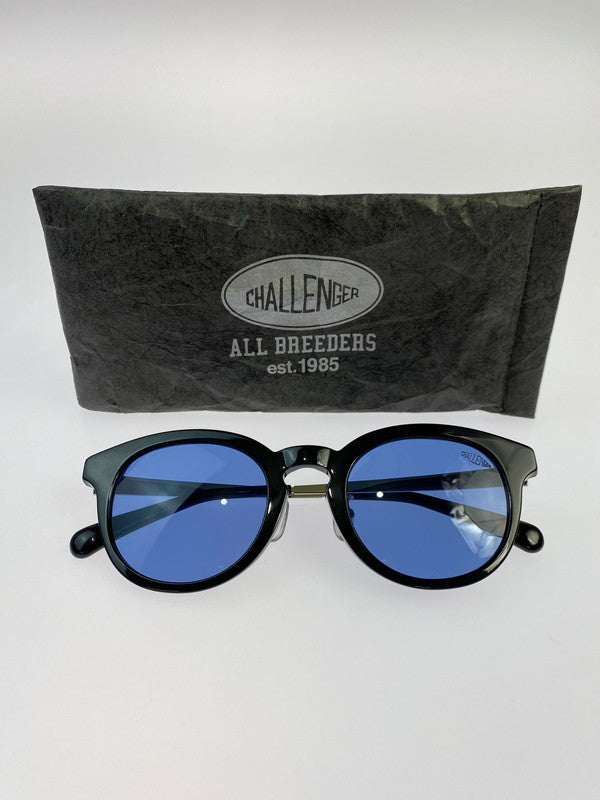 【中古品】【メンズ】 CHALLENGER チャレンジャー ウェリントン サングラス LYZE プラスチック 203-250914-em-06-min カラー：ブラック 万代Net店