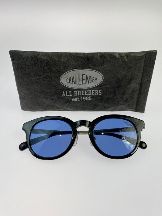【中古品】【メンズ】 CHALLENGER チャレンジャー ウェリントン サングラス LYZE プラスチック 203-250914-em-06-min カラー：ブラック 万代Net店