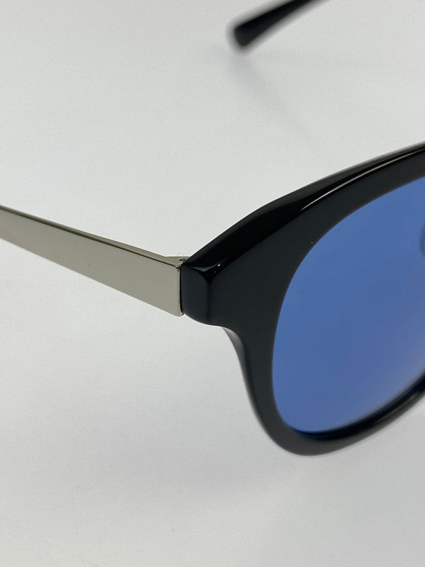 【中古品】【メンズ】 CHALLENGER チャレンジャー ウェリントン サングラス LYZE プラスチック 203-250914-em-06-min カラー：ブラック 万代Net店