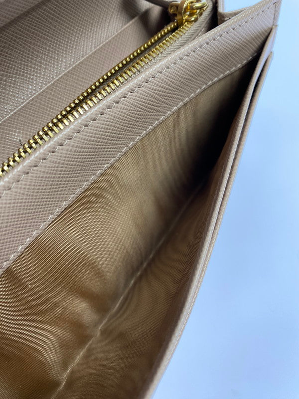 【中古美品】【レディース】 SAFFIANO METAL CIPRIA 1MH132 サフィアーノ メタル チプリア 長財布 181-250917-yn-20-min カラー：CIPRIA 万代Net店