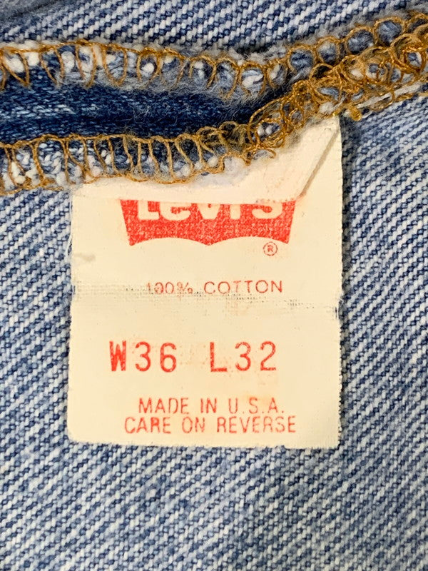 【現状渡し品】【メンズ】 Levi's リーバイス 90's 501XX DENIM PANTS 501-0000 90年代 デニムパンツ ボトムス ジーンズ ボタン裏刻印 552 157-251007-kk-53-min サイズ：36 カラー：ライトインディゴ 万代Net店
