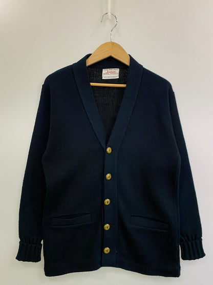 【中古品】【メンズ】 BRISTOL ブリストル 60'S～ レタードカーディガン 146-250911-AS-19-min カラー：ネイビー 万代Net店