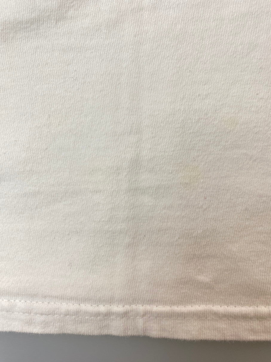 【中古品】【メンズ】 HANES ヘインズ 90'S SWISS WATCH FAIR PRINT TEE ショートスリーブ 146-250911-AS-17-min サイズ：XL カラー：ホワイト 万代Net店