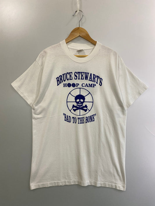 【中古品】【メンズ】 NIKE ナイキ 90'S "BAD TO THE BONE" PRINT TEE ショートスリーブ 146-250911-AS-16-min サイズ：XL カラー：ホワイト 万代Net店