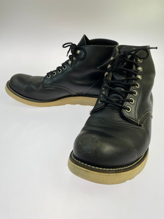【中古品】【メンズ】 RED WING レッドウィング 90's IRISH SETTER SPORT BOOTS 8165 90年代 アイリッシュセッター スポーツブーツ 靴 四角犬タグ 164-250909-kk-43-min カラー：ブラック 万代Net店