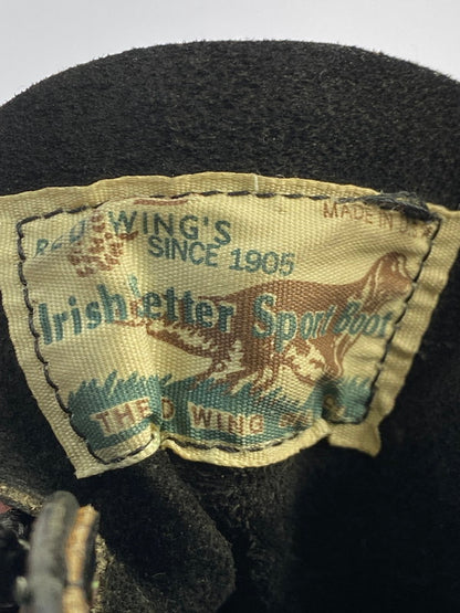 【中古品】【メンズ】 RED WING レッドウィング 90's IRISH SETTER SPORT BOOTS 8165 90年代 アイリッシュセッター スポーツブーツ 靴 四角犬タグ 164-250909-kk-43-min カラー：ブラック 万代Net店