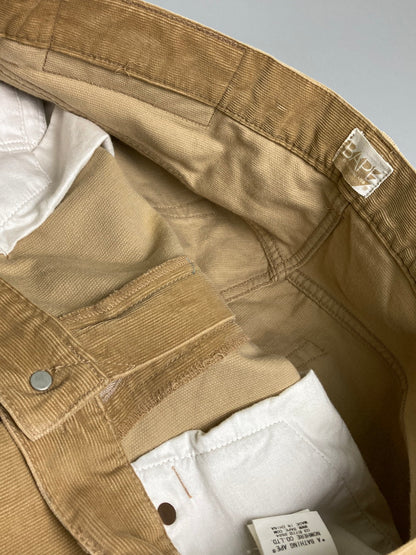 【中古品】【メンズ】 A BATHING APE アベイシングエイプ CORDUROY PANT コーデュロイパンツ ボトムス 153-251114-AS-18-min サイズ：L カラー：ベージュ 万代Net店