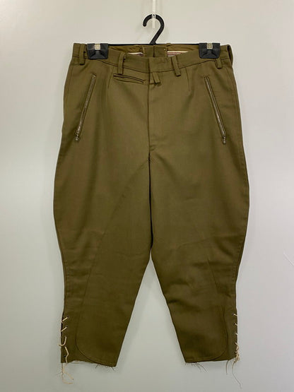 【現状渡し品】【メンズ】 TREVIRA トレビラ JOPPERS PANTS 80S MILITARY ジョッパーズ パンツ ミリタリー 80年代 メンズ ボトムス ヴィンテージ スラックス 157-251214-em-24-min カラー：オークル 万代Net店