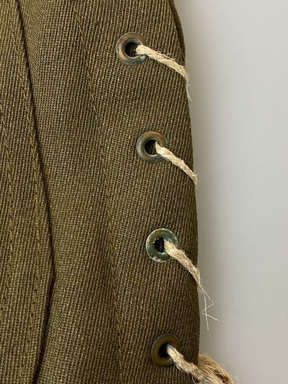 【現状渡し品】【メンズ】 TREVIRA トレビラ JOPPERS PANTS 80S MILITARY ジョッパーズ パンツ ミリタリー 80年代 メンズ ボトムス ヴィンテージ スラックス 157-251214-em-24-min カラー：オークル 万代Net店