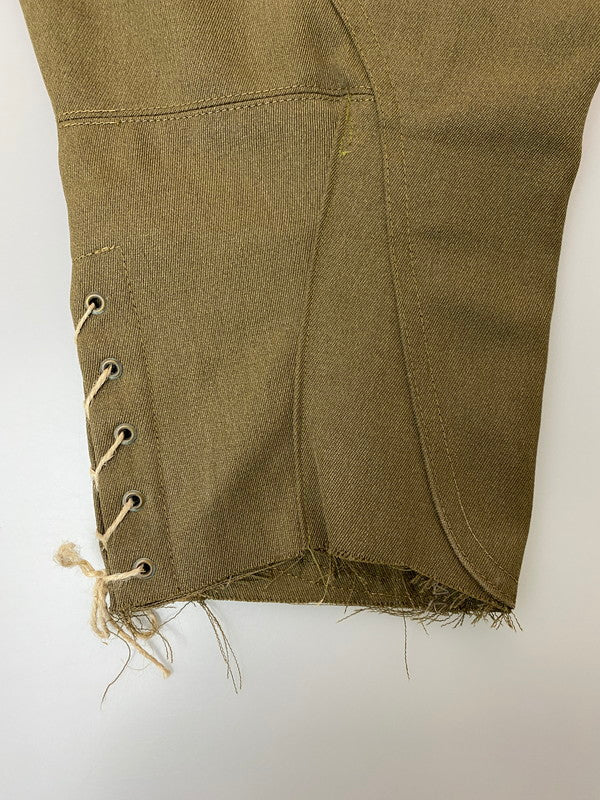 【現状渡し品】【メンズ】 TREVIRA トレビラ JOPPERS PANTS 80S MILITARY ジョッパーズ パンツ ミリタリー 80年代 メンズ ボトムス ヴィンテージ スラックス 157-251214-em-24-min カラー：オークル 万代Net店