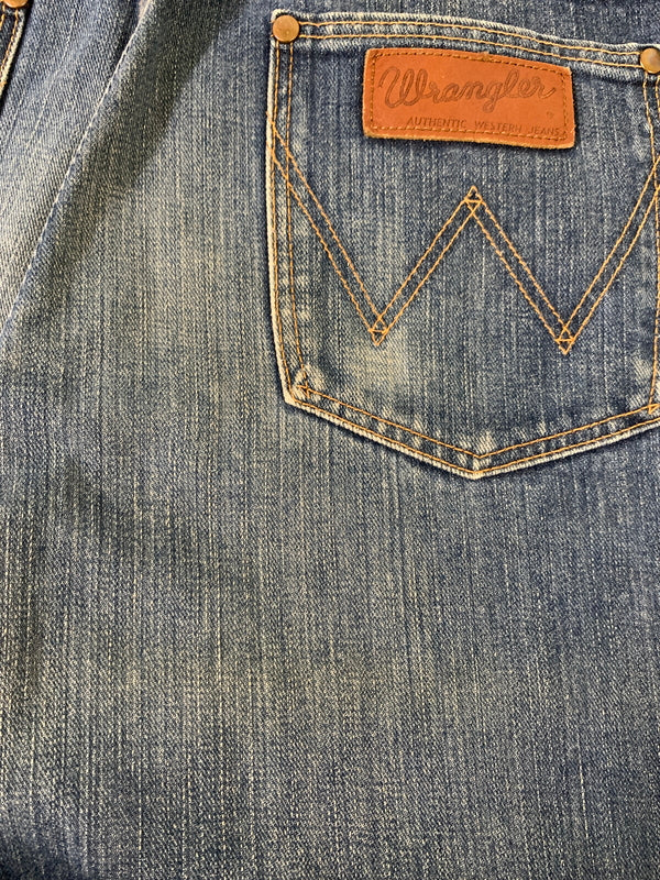 【中古品】【メンズ】 WRANGLER ラングラー DENIM PANT E793-1801 デニムパンツ メンズ ボトムス ジーンズ ジーパン 157-260723-em-32-min サイズ：32×33 カラー：インディゴ 万代Net店