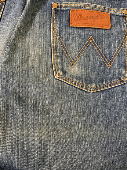 【中古品】【メンズ】 WRANGLER ラングラー DENIM PANT E793-1801 デニムパンツ メンズ ボトムス ジーンズ ジーパン 157-260723-em-32-min サイズ：32×33 カラー：インディゴ 万代Net店
