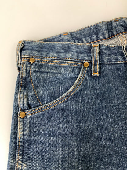 【中古品】【メンズ】 WRANGLER ラングラー DENIM PANT E793-1801 デニムパンツ メンズ ボトムス ジーンズ ジーパン 157-260723-em-32-min サイズ：32×33 カラー：インディゴ 万代Net店