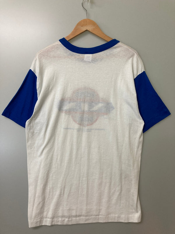 【中古品】【メンズ】 NFL エヌ・エフ・エル 1984 SUPER BOWL TEE スーパーボール プリント Tシャツ メンズトップス 半袖 146-251212-em-12-min サイズ：XL カラー：ブルー/ホワイト 万代Net店