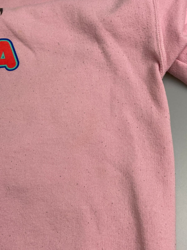 【現状渡し品】【メンズ】 犬夜叉 2006年製 PRINT CREW SWEAT SHIRT プリント クルーネック スウェットシャツ 146-251111-AS-44-min サイズ：XL カラー：ピンク 万代Net店