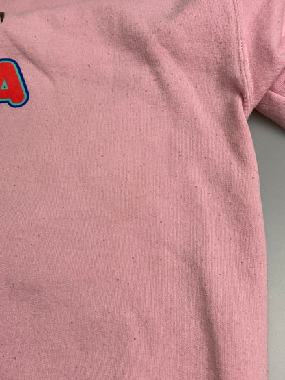 【現状渡し品】【メンズ】 犬夜叉 2006年製 PRINT CREW SWEAT SHIRT プリント クルーネック スウェットシャツ 146-251111-AS-44-min サイズ：XL カラー：ピンク 万代Net店