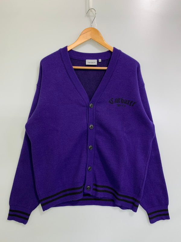 【中古品】【メンズ】 CARHARTT WIP カーハートダブリューアイピー I033561 ONYX CARDIGAN カーディガン 142-250911-AS-32-min サイズ：M カラー：パープル 万代Net店