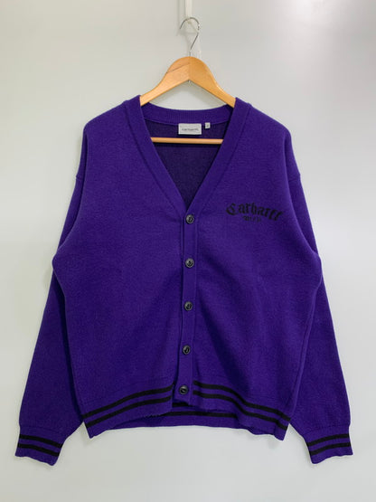 【中古品】【メンズ】 CARHARTT WIP カーハートダブリューアイピー I033561 ONYX CARDIGAN カーディガン 142-250911-AS-32-min サイズ：M カラー：パープル 万代Net店