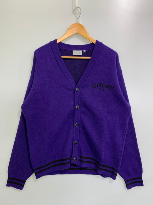 【中古品】【メンズ】 CARHARTT WIP カーハートダブリューアイピー I033561 ONYX CARDIGAN カーディガン 142-250911-AS-32-min サイズ：M カラー：パープル 万代Net店