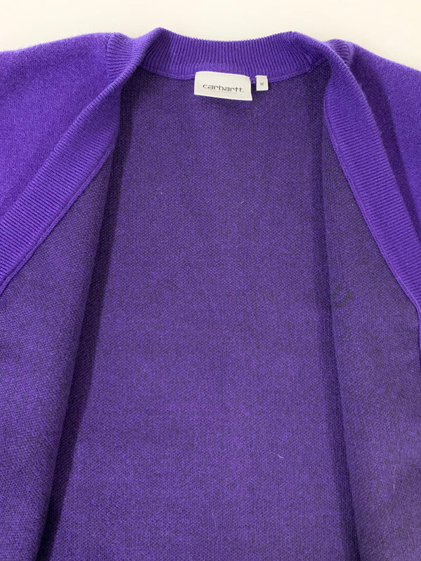 【中古品】【メンズ】 CARHARTT WIP カーハートダブリューアイピー I033561 ONYX CARDIGAN カーディガン 142-250911-AS-32-min サイズ：M カラー：パープル 万代Net店