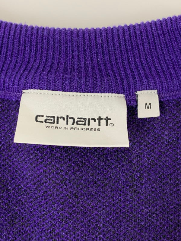 【中古品】【メンズ】 CARHARTT WIP カーハートダブリューアイピー I033561 ONYX CARDIGAN カーディガン 142-250911-AS-32-min サイズ：M カラー：パープル 万代Net店
