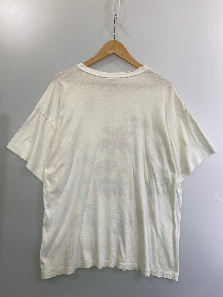 【中古品】【メンズ】 USED ユーズド 90S BEACH PRINT TEE 90年代 ビーチ プリント Tシャツ 半袖 メンズ トップス アヒル 146-250926-em-20-min サイズ：ONE SIZE カラー：ホワイト 万代Net店