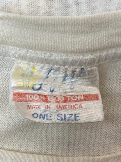 【中古品】【メンズ】 USED ユーズド 90S BEACH PRINT TEE 90年代 ビーチ プリント Tシャツ 半袖 メンズ トップス アヒル 146-250926-em-20-min サイズ：ONE SIZE カラー：ホワイト 万代Net店