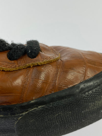 【中古品】【メンズ】 LAST RESORT AB ラストリゾート・エービー クロコスニーカー ローカット スニーカー 163-250914-em-53-min サイズ：26.5cm カラー：ブラウン 万代Net店