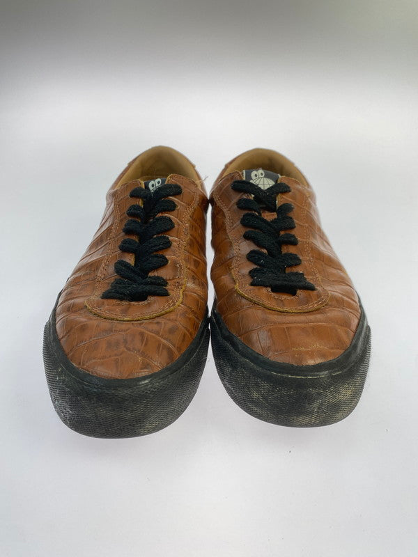 【中古品】【メンズ】 LAST RESORT AB ラストリゾート・エービー クロコスニーカー ローカット スニーカー 163-250914-em-53-min サイズ：26.5cm カラー：ブラウン 万代Net店