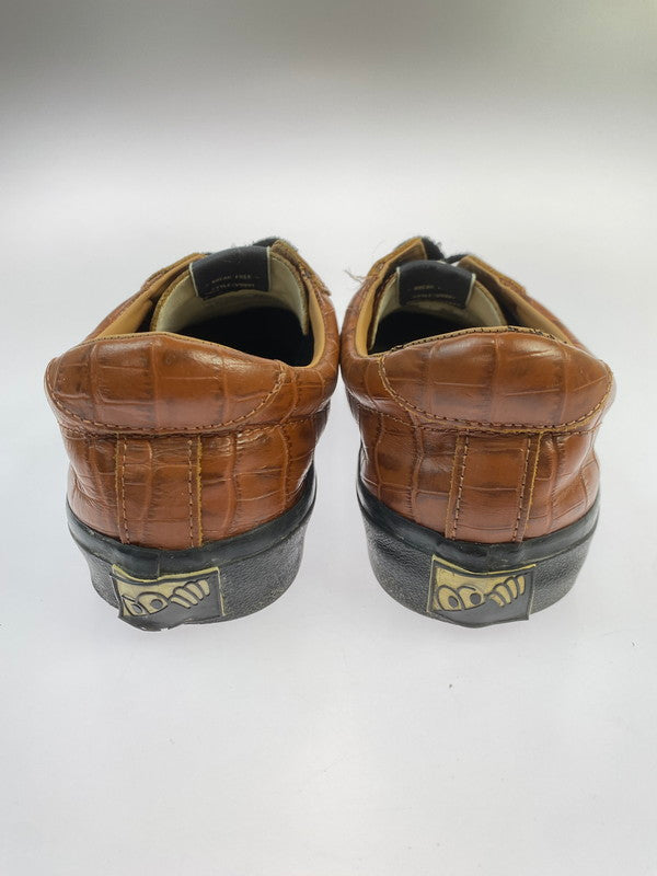 【中古品】【メンズ】 LAST RESORT AB ラストリゾート・エービー クロコスニーカー ローカット スニーカー 163-250914-em-53-min サイズ：26.5cm カラー：ブラウン 万代Net店