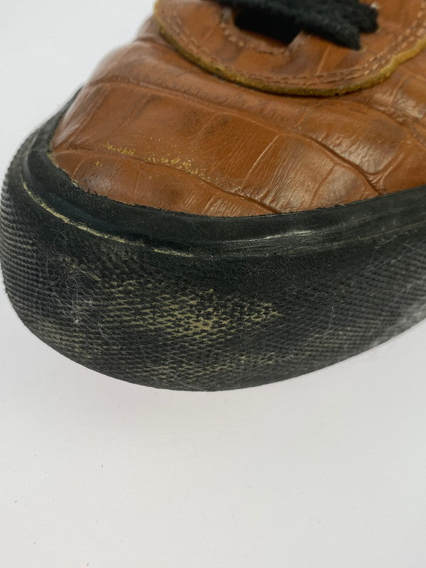 【中古品】【メンズ】 LAST RESORT AB ラストリゾート・エービー クロコスニーカー ローカット スニーカー 163-250914-em-53-min サイズ：26.5cm カラー：ブラウン 万代Net店