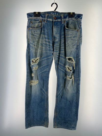 【現状渡し品】【メンズ】 EDWIN エドウィン 503 BLUE TRIP DENIM PANTS BT503 ブルー トリップ デニムパンツ ボトムス 158-260410-jt-23-min サイズ：34×33 カラー：ライトインディゴ 万代Net店
