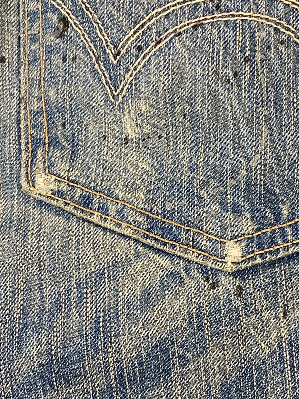 【現状渡し品】【メンズ】 EDWIN エドウィン 503 BLUE TRIP DENIM PANTS BT503 ブルー トリップ デニムパンツ ボトムス 158-260410-jt-23-min サイズ：34×33 カラー：ライトインディゴ 万代Net店