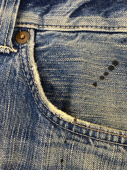 【現状渡し品】【メンズ】 EDWIN エドウィン 503 BLUE TRIP DENIM PANTS BT503 ブルー トリップ デニムパンツ ボトムス 158-260410-jt-23-min サイズ：34×33 カラー：ライトインディゴ 万代Net店