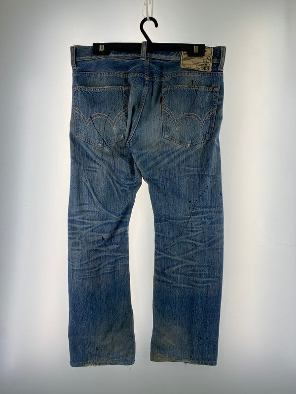 【現状渡し品】【メンズ】 EDWIN エドウィン 503 BLUE TRIP DENIM PANTS BT503 ブルー トリップ デニムパンツ ボトムス 158-260410-jt-23-min サイズ：34×33 カラー：ライトインディゴ 万代Net店