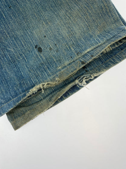 【現状渡し品】【メンズ】 EDWIN エドウィン 503 BLUE TRIP DENIM PANTS BT503 ブルー トリップ デニムパンツ ボトムス 158-260410-jt-23-min サイズ：34×33 カラー：ライトインディゴ 万代Net店