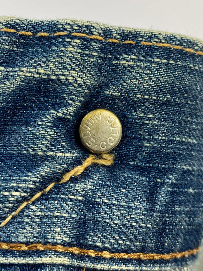 【現状渡し品】【メンズ】 EDWIN エドウィン 503 BLUE TRIP DENIM PANTS BT503 ブルー トリップ デニムパンツ ボトムス 158-260410-jt-23-min サイズ：34×33 カラー：ライトインディゴ 万代Net店