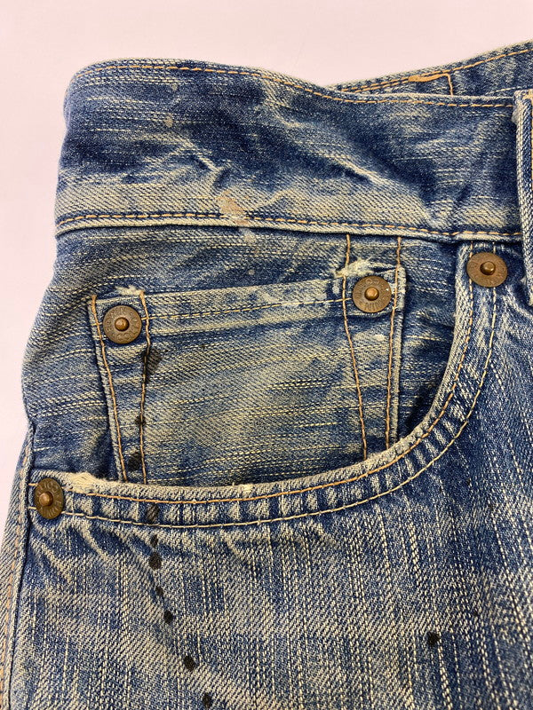【現状渡し品】【メンズ】 EDWIN エドウィン 503 BLUE TRIP DENIM PANTS BT503 ブルー トリップ デニムパンツ ボトムス 158-260410-jt-23-min サイズ：34×33 カラー：ライトインディゴ 万代Net店