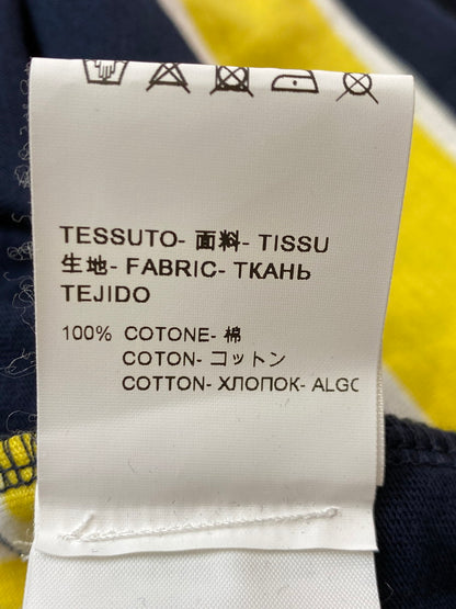 【中古品】【レディース】 MSGM エムエスジーエム ストライプ ノースリーブ トップス 2641MDM92A レディース カットソー トップス 170-250926-em-15-min サイズ：S カラー：ブラックイエロー/ホワイト（ストライプ） 万代Net店