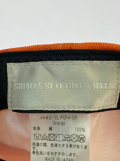 【中古品】【メンズ】 THE WORLD IS YOURS ザワールドイズユアーズ 4AW21-CL-PCPA PANTON CAP 帽子 キャップ 185-250914-em-11-min カラー：オレンジ 万代Net店
