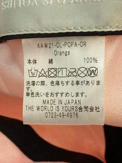 【中古品】【メンズ】 THE WORLD IS YOURS ザワールドイズユアーズ 4AW21-CL-PCPA PANTON CAP 帽子 キャップ 185-250914-em-11-min カラー：オレンジ 万代Net店